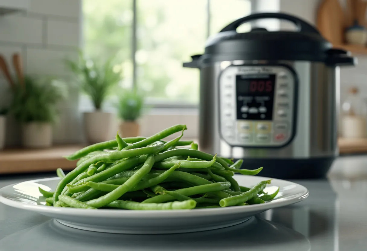 haricots verts  cocotte-minute