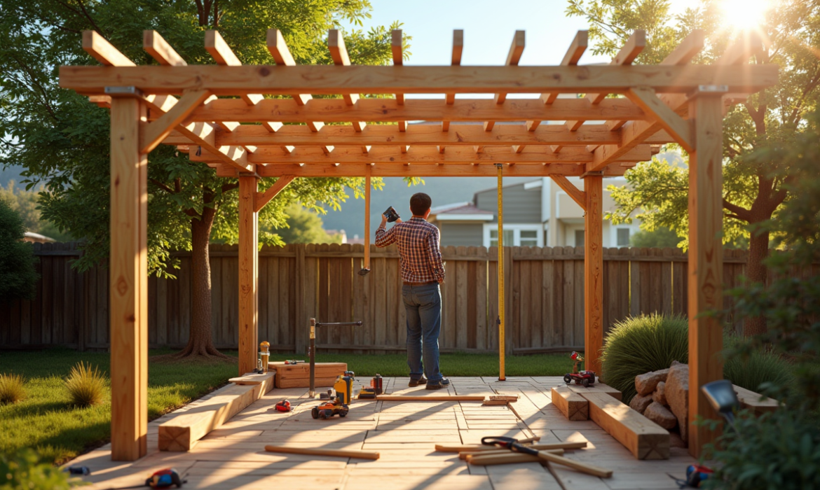 Installer une pergola en bois en kit : conseils pour réussir votre projet