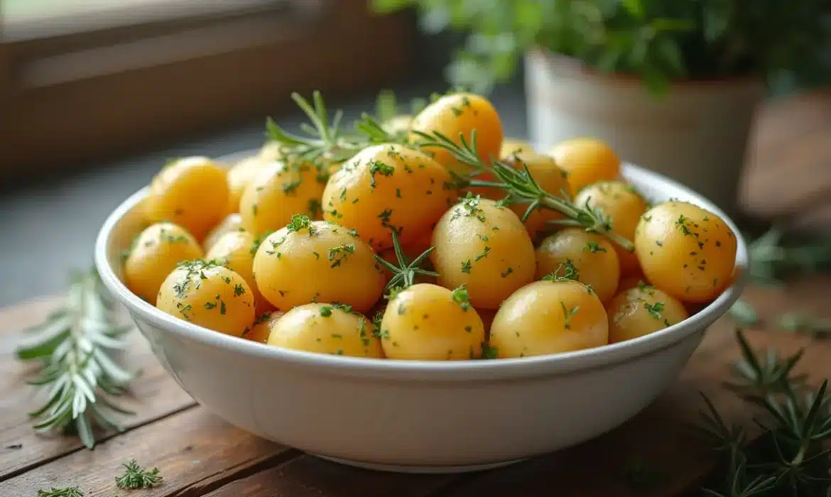 Comment magnifier vos pommes de terre à l’eau avec des herbes aromatiques